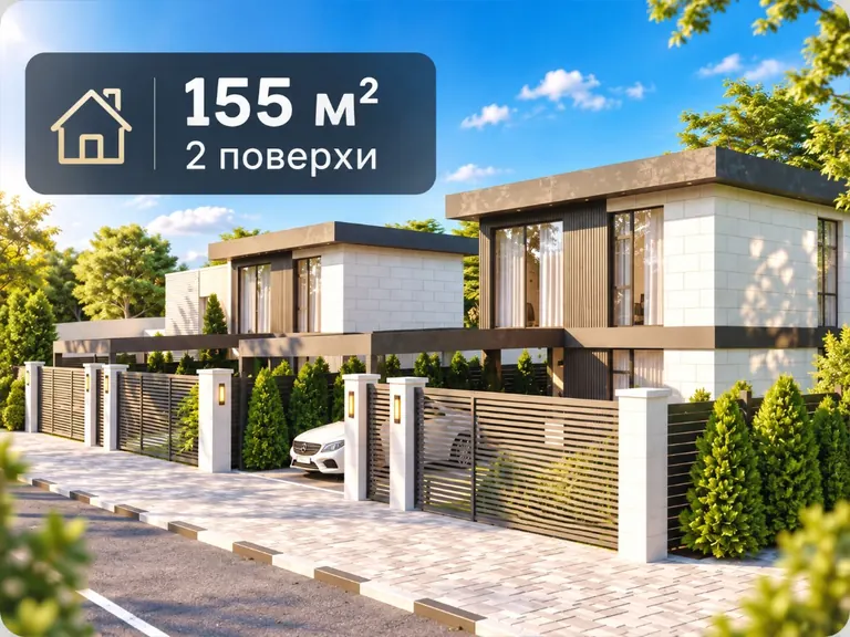 155 м², 2 поверхи
