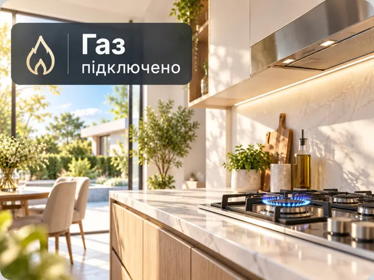 Газ підключено