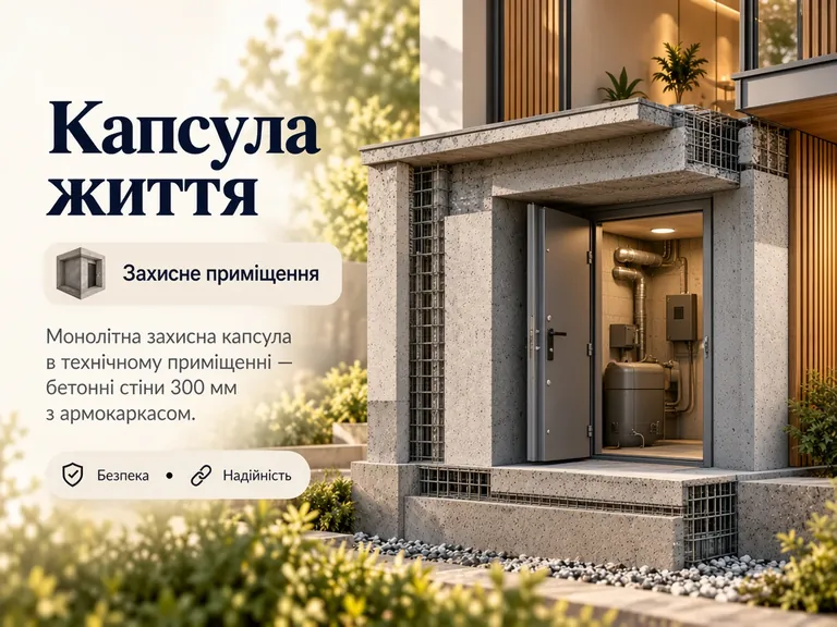 Капсула життя: захищене приміщення